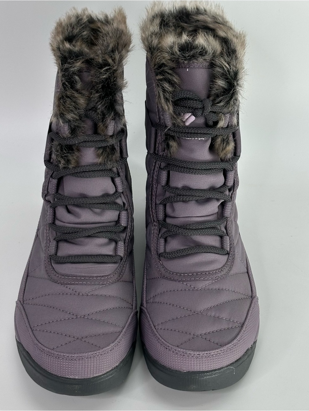 Columbia Women’s Waterproof Faux Fur Winter Snow Boots Purple Size 8